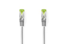 CAT7 Netwerkkabel | S/FTP | RJ45 Male | RJ45 Male | 2.00 m | Snagless | Rond | LSZH | Grijs | Label