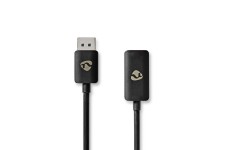 DisplayPort-Adapter | DisplayPort Male | HDMI Output | 8K@30Hz | Vernikkeld | Recht | 0.20 m | Rond | TPE | PVC | Zwart | Envelop