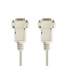 VGA-Kabel | VGA Male | VGA Male | Vernikkeld | Maximale resolutie: 1024x768 | 2.00 m | Rond | ABS | Ivoor | Envelop
