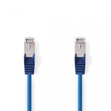 CAT5e Netwerkkabel | SF/UTP | RJ45 Male | RJ45 Male | 15.0 m | Rond | PVC | Blauw | Envelop