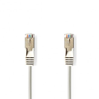 CAT5e Netwerkkabel | SF/UTP | RJ45 Male | RJ45 Male | 1.50 m | Rond | PVC | Grijs | Envelop