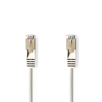 CAT5e Netwerkkabel | SF/UTP | RJ45 Male | RJ45 Male | 7.50 m | Rond | PVC | Grijs | Envelop