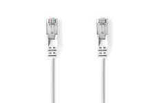 CAT5e Netwerkkabel | SF/UTP | RJ45 Male | RJ45 Male | 0.50 m | Rond | PVC | Wit | Envelop