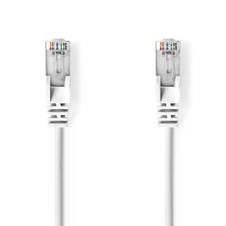 CAT5e Netwerkkabel | SF/UTP | RJ45 Male | RJ45 Male | 1.50 m | Rond | PVC | Wit | Envelop