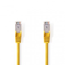 CAT5e Netwerkkabel | SF/UTP | RJ45 Male | RJ45 Male | 20.0 m | Rond | PVC | Geel | Polybag