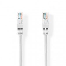 CAT5e Netwerkkabel | U/UTP | RJ45 Male | RJ45 Male | 10.0 m | Rond | PVC | Wit | Label