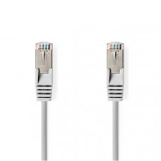 CAT6a netwerkkabel | SF/UTP | RJ45 Male | RJ45 Male | 7.50 m | Rond | PVC | Grijs | Label