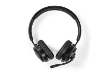 PC-Headset | On-Ear | Stereo | Bluetooth | Inklapbare Microfoon | Zwart