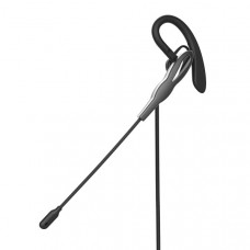 PC-Headset | In-Ear | Mono | USB Type-A / USB Type-CT | Inklapbare Microfoon | Grijs / Zwart