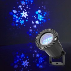 Decoratieve Verlichting | LED sneeuwvlok projector | Witte en blauwe ijskristallen | Binnen & Buiten