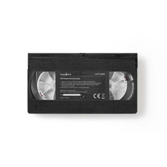 VHS-Reinigingscassette | 20 ml | VHS-Koppen | Zwart