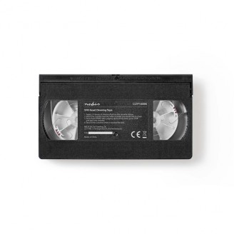 VHS-Reinigingscassette | 20 ml | VHS-Koppen | Zwart