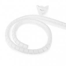 Kabelmanagement | Spiraalvormige sleeve | 1 Stuks | Maximale kabeldikte: 28 mm | PE | Wit