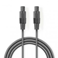 Speaker-Kabel | 48 x 0.20 mm | Koper | 10.0 m | Rond | PVC | Donkergrijs | Gift Box