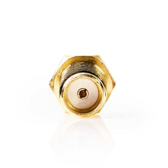 SMA-Adapter | SMA Female | TS9 | Verguld | 50 Ohm | Recht | Koper | Goud | 2 Stuks | Doos