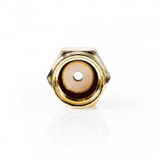 SMA-Connector | Recht | Male | Verguld | 50 Ohm | Krimp | Diameter kabelinvoer: 2.55 mm | Metaal | Goud | 2 Stuks | Doos