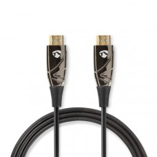 Actieve Optische High Speed HDMI-Kabel met Ethernet | HDMI Connector | HDMI Connector | 4K@60Hz | 18 Gbps | 100.0 m | Rond | PVC | Zwart | Gift Box