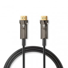 Actieve Optische Ultra High Speed HDMIT-Kabel met Ethernet | HDMIT Connector | HDMIT Connector | 8K@60Hz | 48 Gbps | 100.0 m | Rond | PVC | Zwart | Gift Box