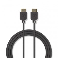 High Speed ??HDMI-Kabel met Ethernet | HDMI Connector | HDMI Connector | 4K@60Hz | ARC | 18 Gbps | 0.50 m | Rond | PVC | Antraciet | Window Box