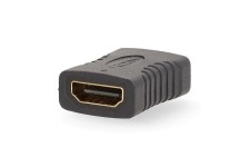 HDMI-Adapter | HDMI Output | HDMI Output | Verguld | Recht | PVC | Antraciet | 1 Stuks | Doos
