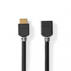 High Speed ??HDMI-Kabel met Ethernet | HDMI Connector | HDMI Output | 8K@60Hz | eARC | 48 Gbps | 1.00 m | Rond | PVC | Antraciet | Doos