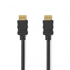 High Speed ??HDMI-Kabel met Ethernet | HDMI Connector | HDMI Connector | 4K@60Hz | ARC | 18 Gbps | 0.50 m | Rond | PVC | Zwart | Doos