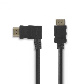 High Speed ??HDMI-Kabel met Ethernet | HDMI Connector | HDMI Connector | 4K@30Hz | 10.2 Gbps | 1.50 m | Rond | PVC | Zwart | Blister