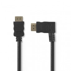 High Speed ??HDMI-Kabel met Ethernet | HDMI Connector | HDMI Connector | 4K@30Hz | 10.2 Gbps | 1.50 m | Rond | PVC | Zwart | Blister