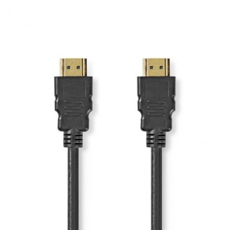 Ultra High Speed ??HDMI-Kabel | HDMI Connector | HDMI Connector | 8K@60Hz | 48 Gbps | 1.00 m | Rond | 6.0 mm | Zwart | Label