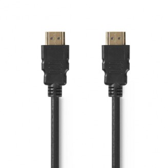 Ultra High Speed ??HDMI-Kabel | HDMI Connector | HDMI Connector | 8K@60Hz | 48 Gbps | 1.00 m | Rond | 6.0 mm | Zwart | Envelop