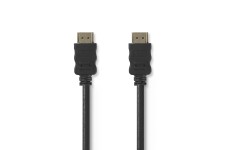 High Speed ??HDMI-Kabel met Ethernet | HDMI Connector | HDMI Connector | 4K@30Hz | 18 Gbps | 40.0 m | Rond | PVC | Zwart | Label
