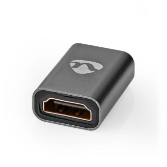 HDMI-Repeater | 20 m | 4K@30Hz | 10.2 Gbps | Aluminium | Gun Metal Grijs