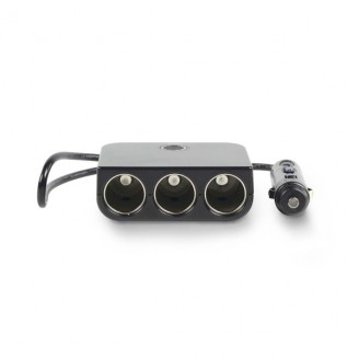 Universal DC Power Adapter | Auto-Adapter | 150 W | Ingangsvoltage: 12 V DC | 12 V DC | Maximale uitgangsstroom per poort: 4.0 A | Zwart