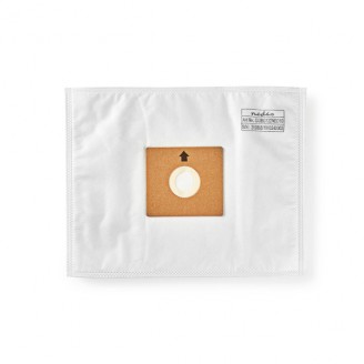 Stofzuigerzak | 10 Stuks | Synthetisch | Meest verkocht voor: Nedis VCBG500 / VCBG550-Series | Wit