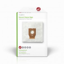 Stofzuigerzak | 4 Stuks | Synthetisch | Meest verkocht voor: Philips | Wit
