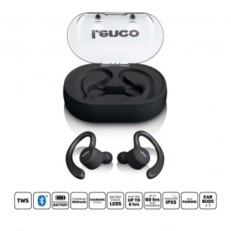 Sport IPX5 TWS Bluetooth-oortelefoon Zwart