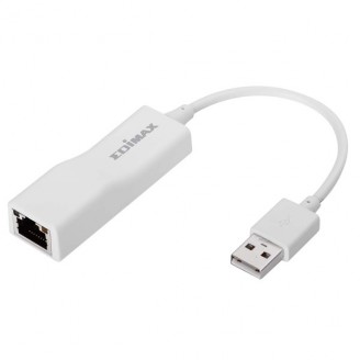 USB 2.0 Fast Ethernet-adapter 10/100 Mbit Wit