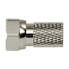 F-Connector 2.5 mm Male Zilver/Zilver