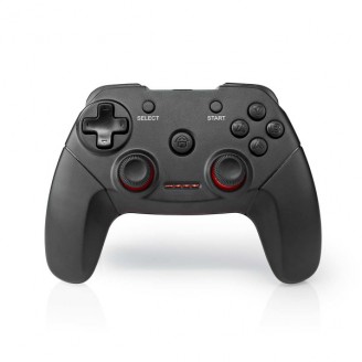 Gamepad | Draadloos | Batterij Gevoed | PC | Aantal knoppen: 11 | Kabellengte: 1.00 m | Zwart