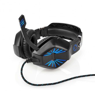 Gaming Headset | Over-Ear | Stereo | USB Type-A / 2x 3.5 mm | Inklapbare Microfoon | 2.20 m | LED