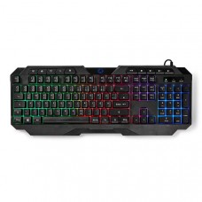 Bedraad Gaming Toetsenbord | USB Type-A | Membrane Toetsen | LED | QWERTZ | Duits | USB Gevoed | Lengte stroomkabel: 1.30 m | Multimedia