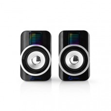 Gaming Speaker | Speaker-kanalen: 2.0 | USB Gevoed | 3,5 mm Male | 30 W | RGB | Volumebediening