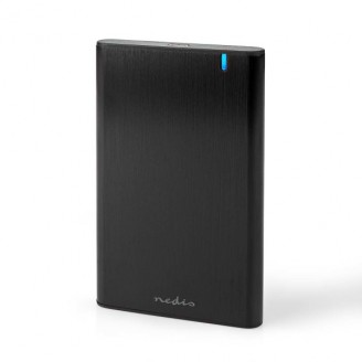 Hardeschijfbehuizing | 2.5 " | USB 3.1 Gen1 | USB Type-A / USB Type-CT | Notebook / PC | Aluminium