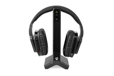 Draadloze TV-Koptelefoon | 2.4 GHz | Over-Ear | Maximale batterijduur: 8 uur | 25 m | Digitale Audio | Laadstation | Zwart