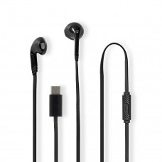 Bedrade Koptelefoon | USB-CT | Kabellengte: 1.20 m | Ingebouwde microfoon | Volumebediening | Zwart