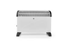 Convectorkachel | 2000 W | 3 Warmte Standen | Instelbare thermostaat | Omvalpreventie | GeÃ¯ntegreerde handgrepen | Wit