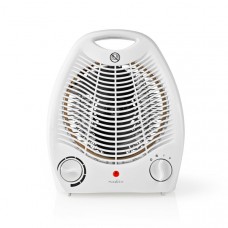 Ventilatorkachel | 1000 / 2000 W | Instelbare thermostaat | 2 Warmte Standen | GeÃ¯ntegreerde handgrepen | Omvalpreventie | Wit