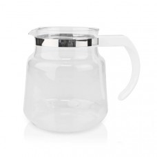 Glazen Koffiekan | Geschikt voor: Moccamaster K / KB/ 1 0PL / Excellent 10S | 1.2 l | Wit