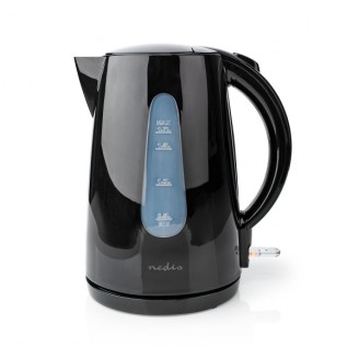 Waterkoker | 1.7 l | Kunststof | Zwart | 360 graden draaibaar | Verborgen verwarmingselement | Strix-controller | Droogkookbeveiliging