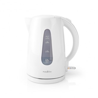 Waterkoker | 1.7 l | Kunststof | Wit | 360 graden draaibaar | Verborgen verwarmingselement | Strix-controller | Droogkookbeveiliging